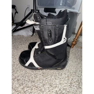 Burton Ambush Imprint 3 Men's Size 8.5 Black White Snowboard Boots Euro 41